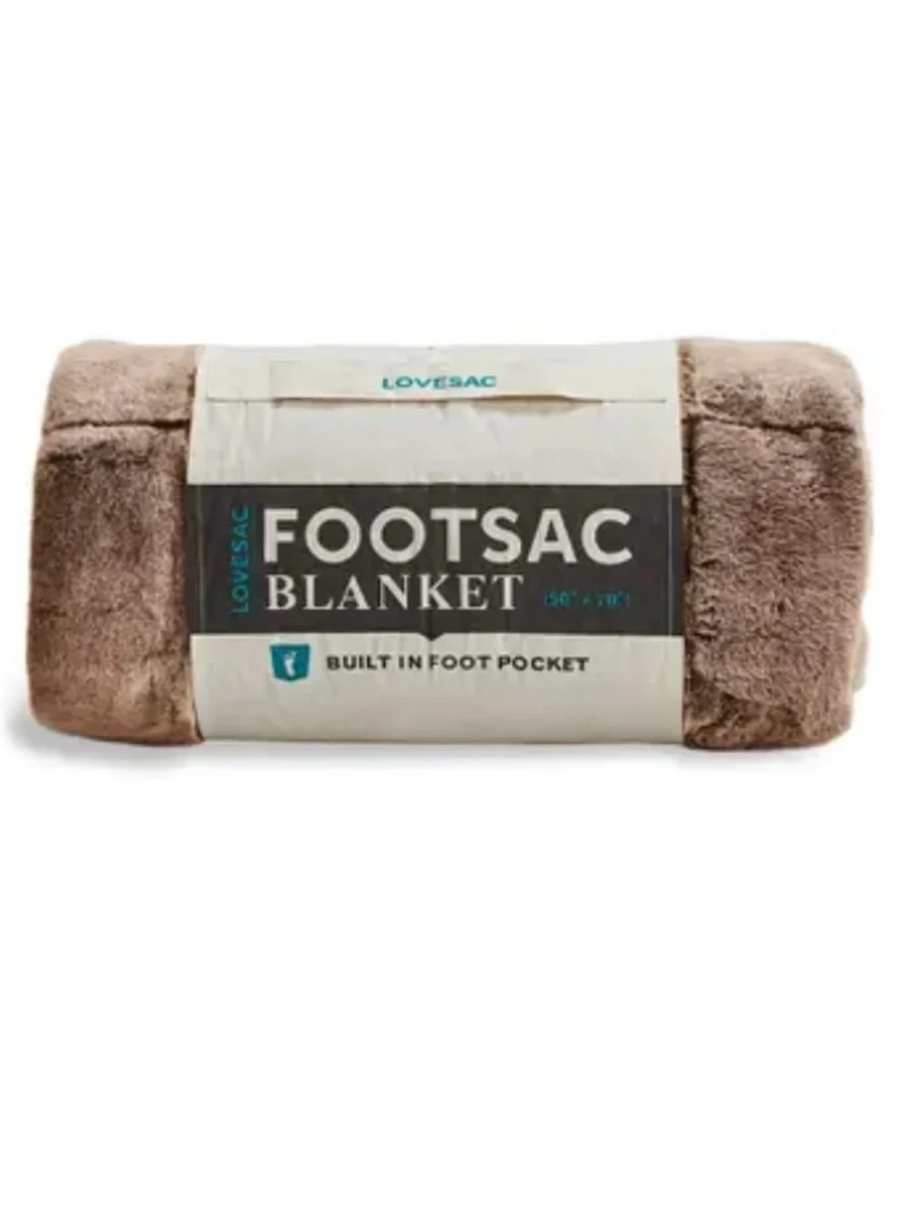 NEW Lovesac Wombat Phur Footsac Blanket